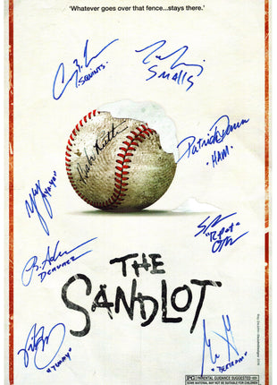 The Sandlot Cast multi-signed 11x17 Photo (w/ JSA)