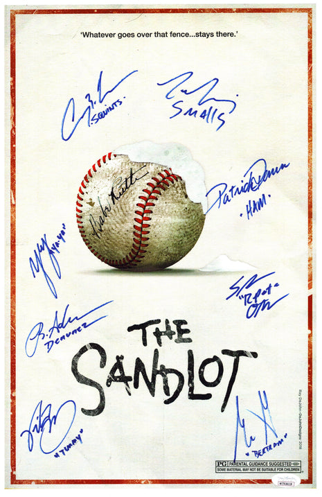 The Sandlot Cast multi-signed 11x17 Photo (w/ JSA)