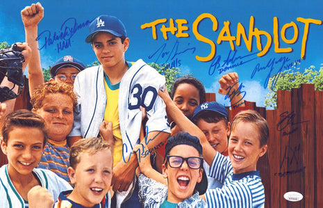 The Sandlot Cast multi-signed 11x17 Photo (w/ JSA)
