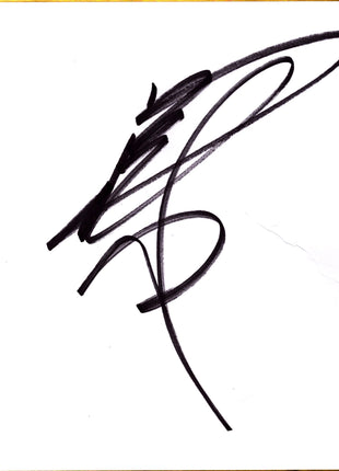 Great Muta signed Japanese Shikishi Board