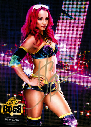 Sasha Banks signed 8x10 Photo