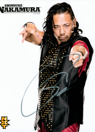 Shinsuke Nakamura signed 8x10 Photo