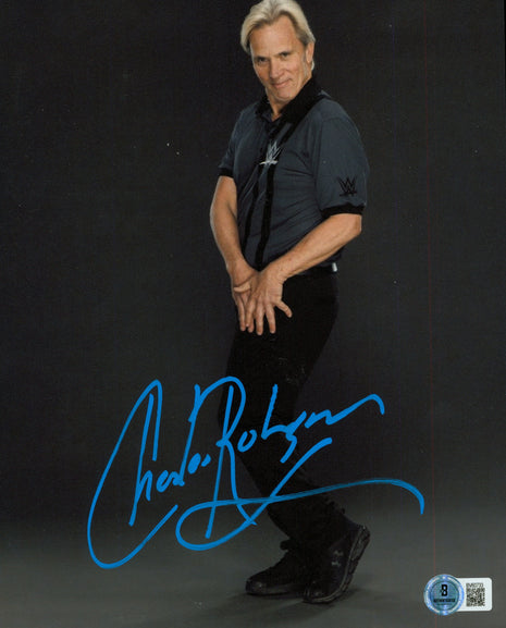 Charles Robinson signed 8x10 Photo (w/ Beckett)