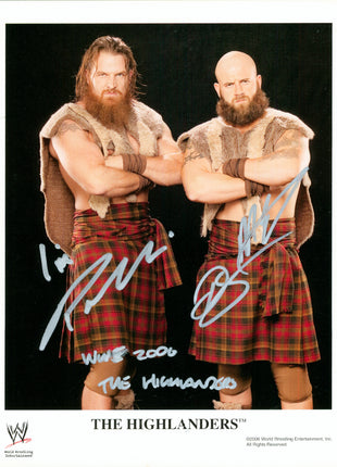 The Highlanders signed 8x10 Photo
