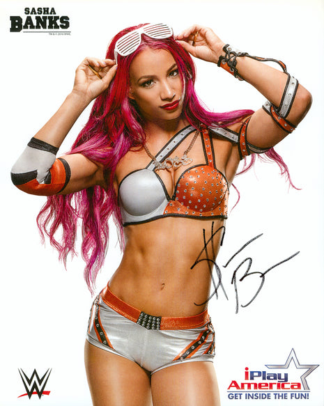 Sasha Banks signed 8x10 Photo