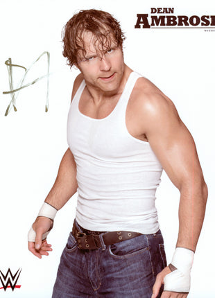 Dean Ambrose signed 8x10 Photo