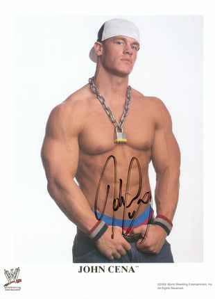John Cena signed 8x10 Photo