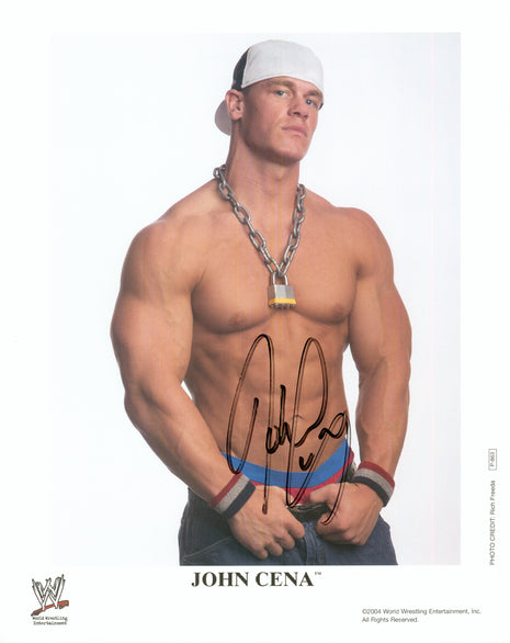 John Cena signed 8x10 Photo