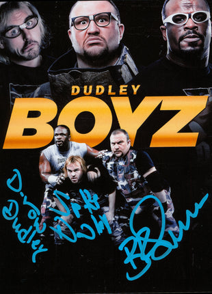 Bubba Dudley, D-Von Dudley & Spike Dudley triple signed 8x10 Photo