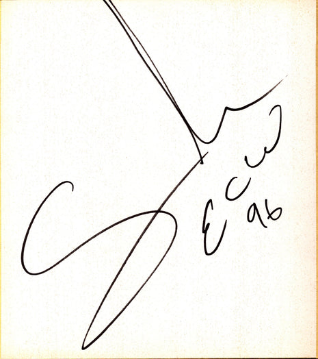 Sabu signed Japanese Shikishi Board
