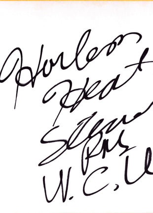 Stevie Ray signed Japanese Shikishi Board