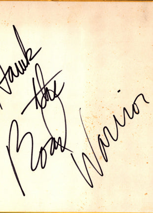 Hawk signed Japanese Shikishi Board