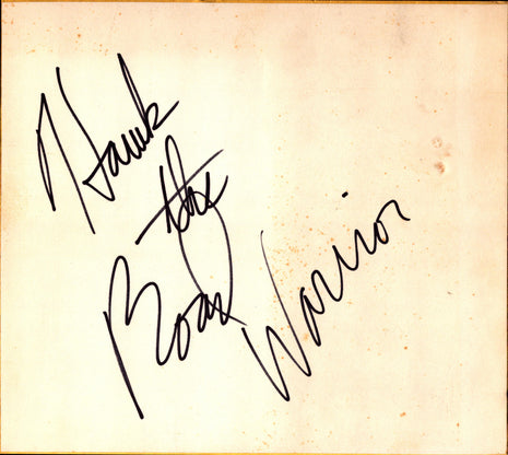 Hawk signed Japanese Shikishi Board