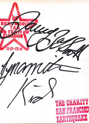 Davey Boy Smith & Dynamite Kid dual signed Japanese Shikishi Board