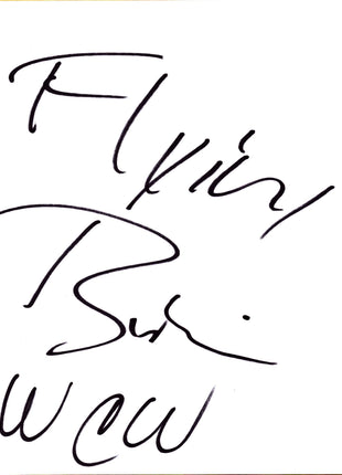 Brian Pillman signed Japanese Shikishi Board
