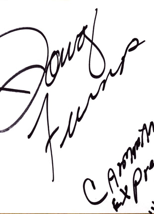 Doug Furnas signed Japanese Shikishi Board
