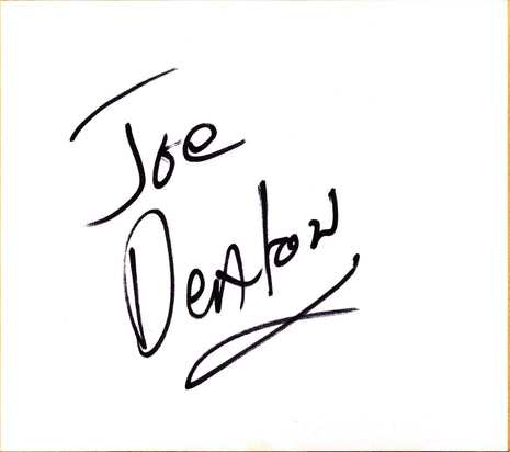 Joe Deaton signed Japanese Shikishi Board
