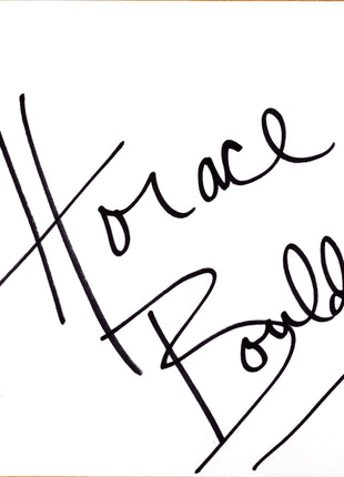 Horace Boulder signed Japanese Shikishi Board