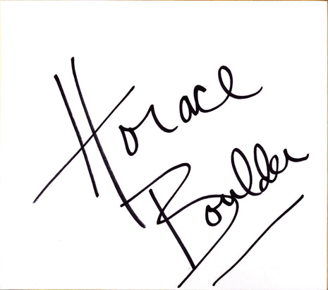 Horace Boulder signed Japanese Shikishi Board