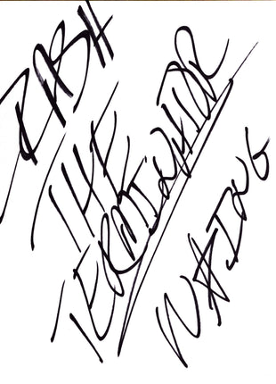 Crash the Gladiator (Bill DeMott) signed Japanese Shikishi Board