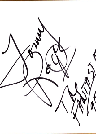 Tommy Rodgers & Bobby Fulton dual signed Japanese Shikishi Board (2 boards)