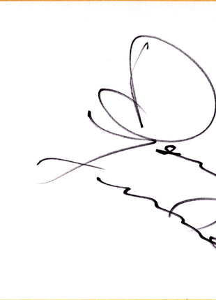 Doug Furnas signed Japanese Shikishi Board