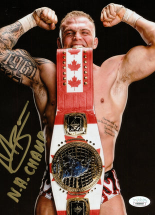 Myles Borne signed 8x10 Photo (w/ JSA)