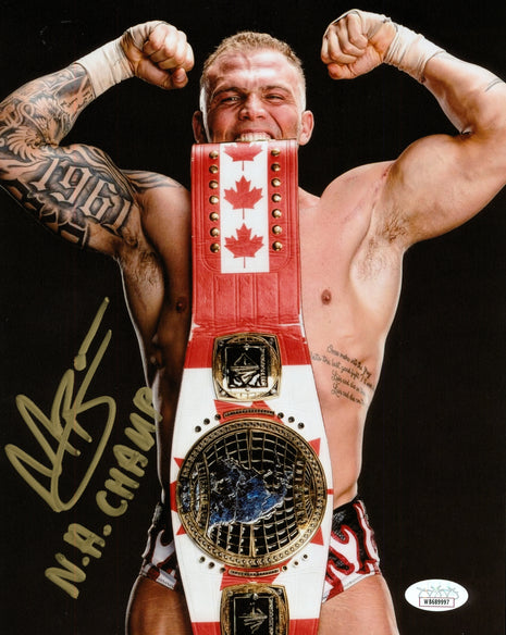 Myles Borne signed 8x10 Photo (w/ JSA)