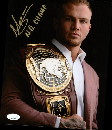 Myles Borne signed 8x10 Photo (w/ JSA)