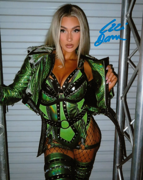 Izzi Dame signed 8x10 Photo (w/ JSA)