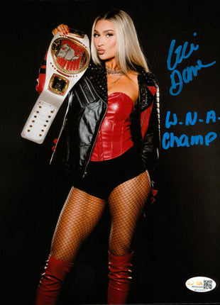 Izzi Dame signed 8x10 Photo (w/ JSA)