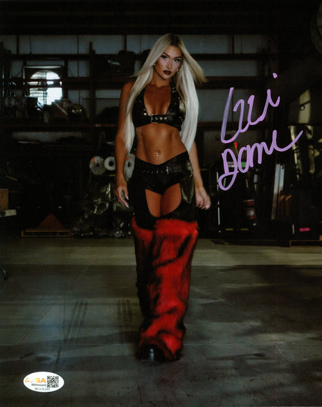 Izzi Dame signed 8x10 Photo (w/ JSA)