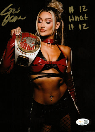 Izzi Dame signed 8x10 Photo (w/ JSA)