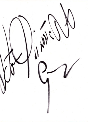 Victor Quinones signed Japanese Shikishi Board