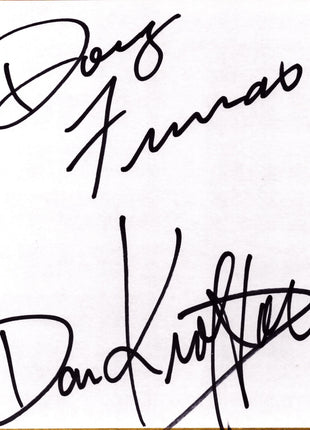 Doug Furnas & Dan Kroffat dual signed Japanese Shikishi Board