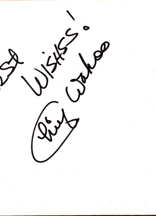 Wahoo McDaniel signed Japanese Shikishi Board