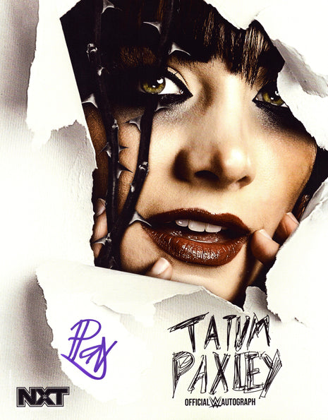 Tatum Paxley signed 11x14 Photo