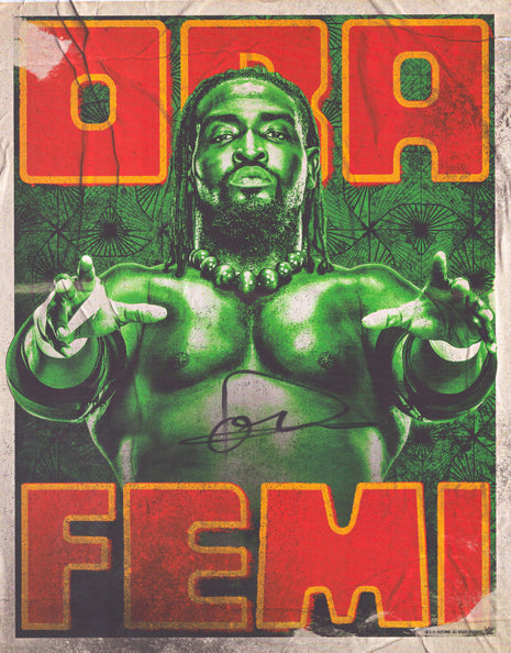 Oba Femi signed 11x14 Photo
