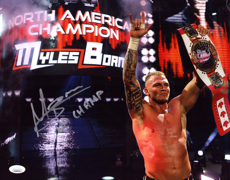 Myles Borne signed 11x14 Photo (w/ JSA)