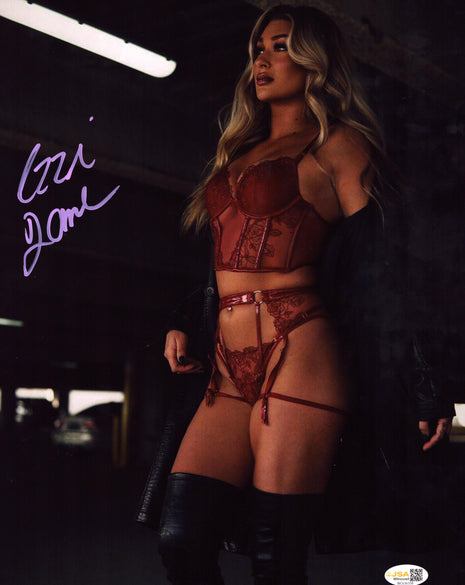 Izzi Dame signed 11x14 Photo (w/ JSA)