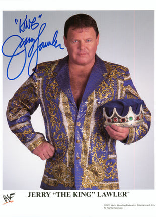 Jerry Lawler signed 8x10 Photo