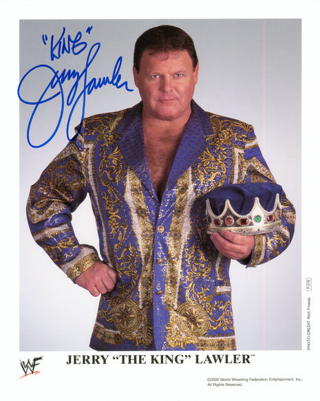 Jerry Lawler signed 8x10 Photo