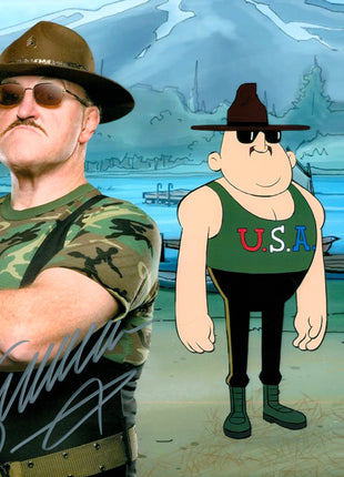 Sgt Slaughter signed 8x10 Photo