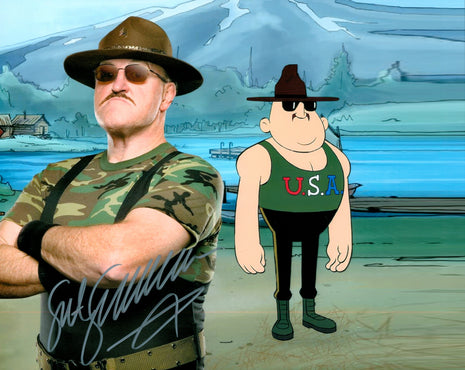 Sgt Slaughter signed 8x10 Photo