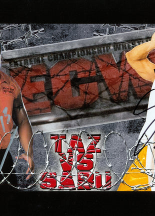 Sabu & Taz dual signed 8x10 Photo