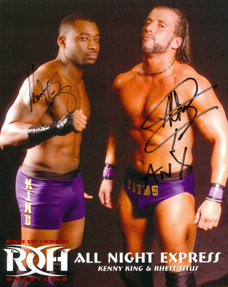 Kenny King & Rhett Titus dual signed 8x10 Photo