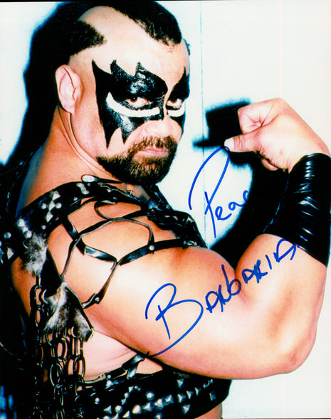 Barbarian signed 8x10 Photo