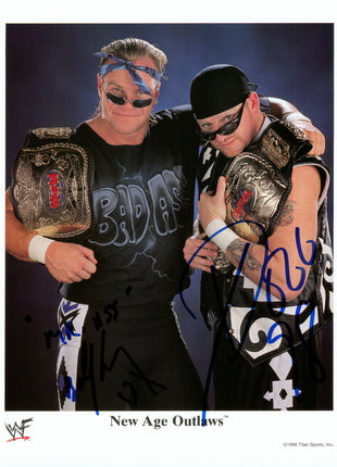 Billy Gunn & Road Dogg dual signed 8x10 Photo