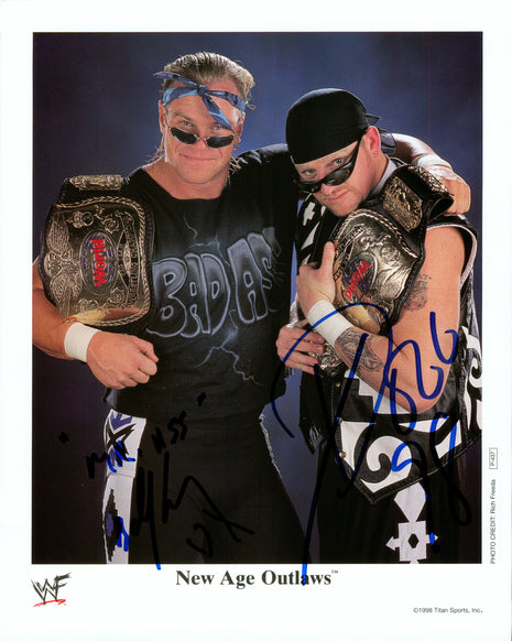 Billy Gunn & Road Dogg dual signed 8x10 Photo