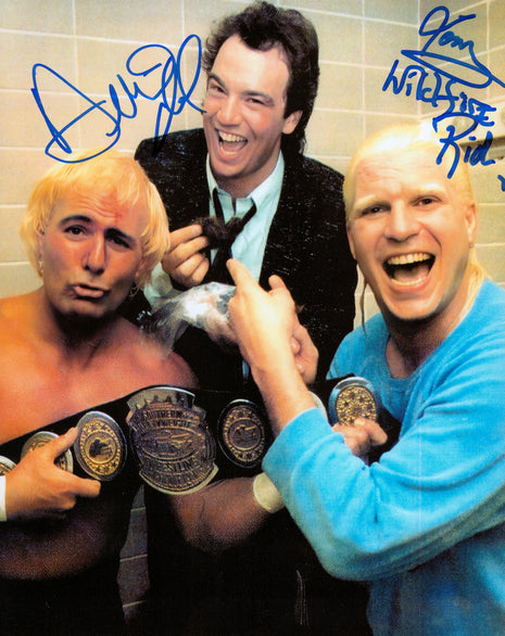 Austin Idol & Tommy Rich dual signed 8x10 Photo